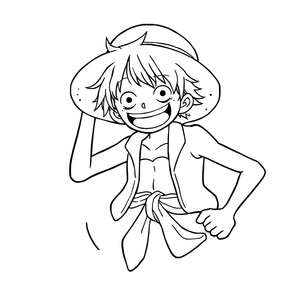 路飞 Coloring Pages