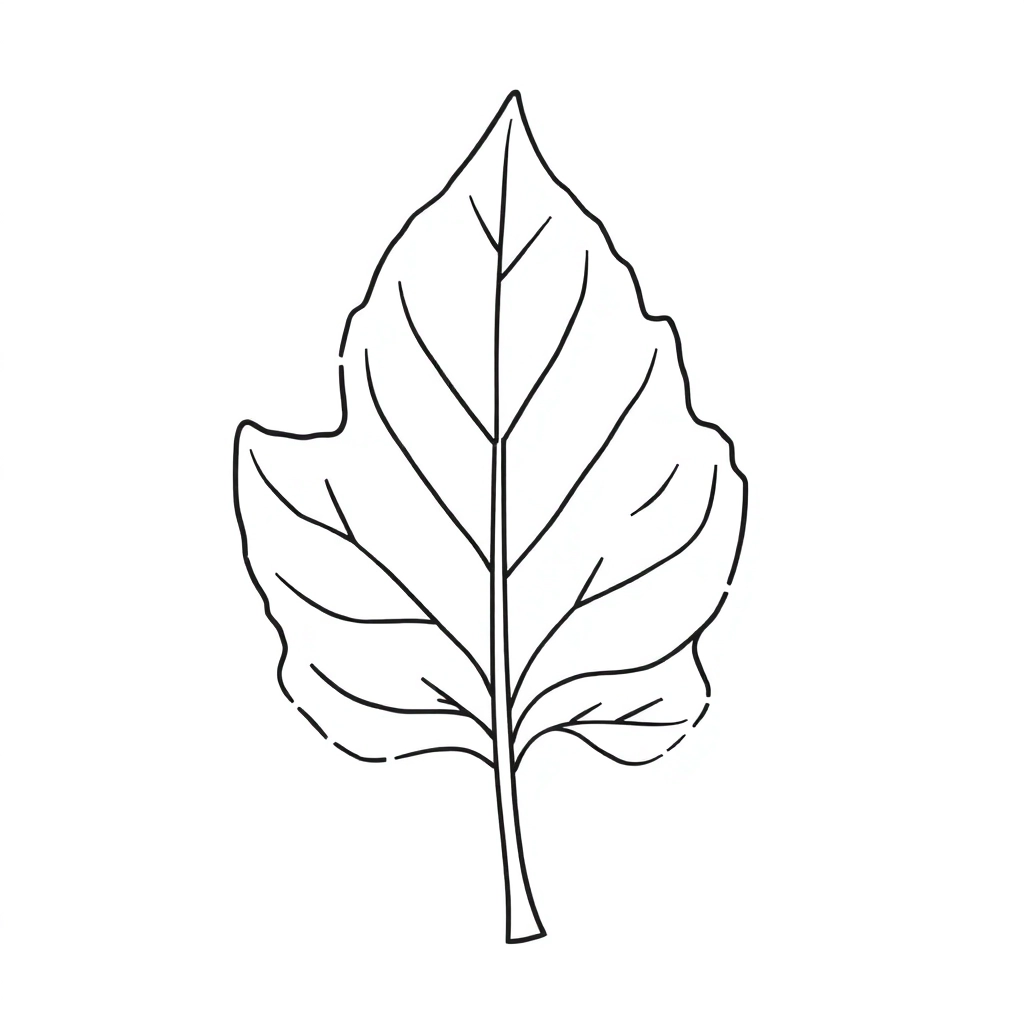 leaf صفحات التلوين