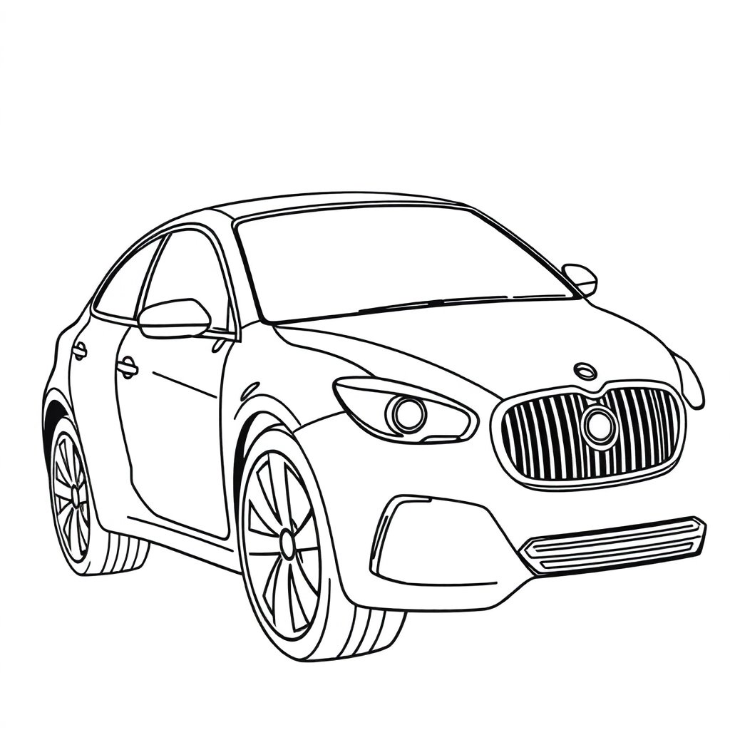 car Páginas para Colorear