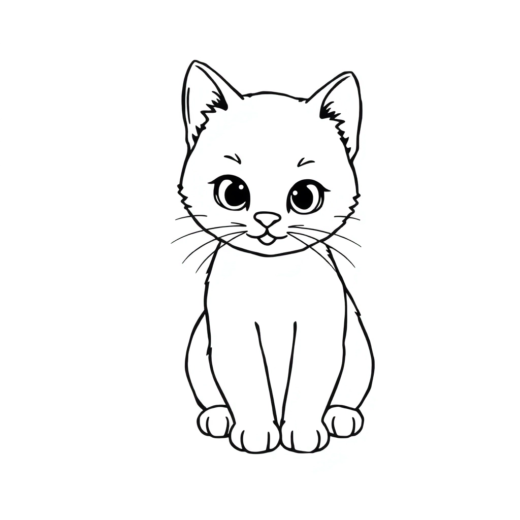 cat Páginas para Colorear