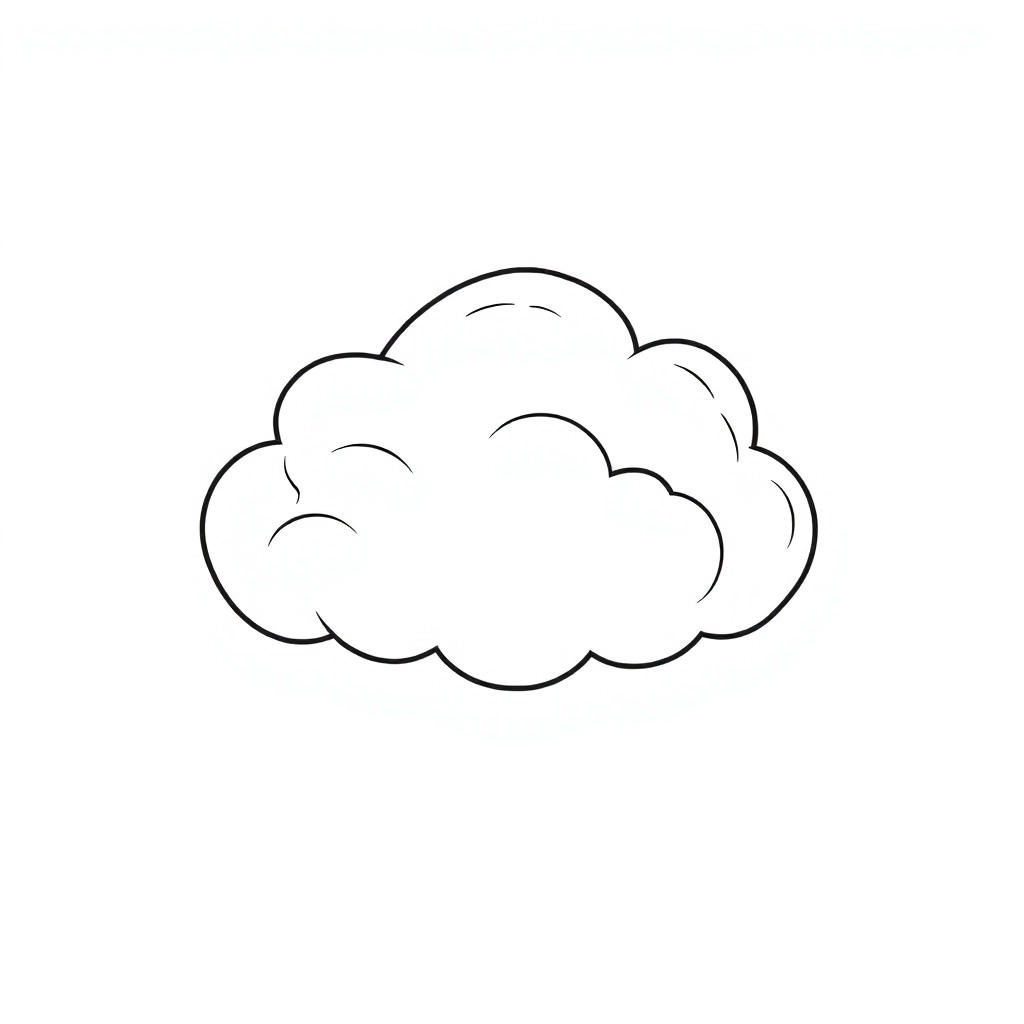 几片云 Coloring Pages