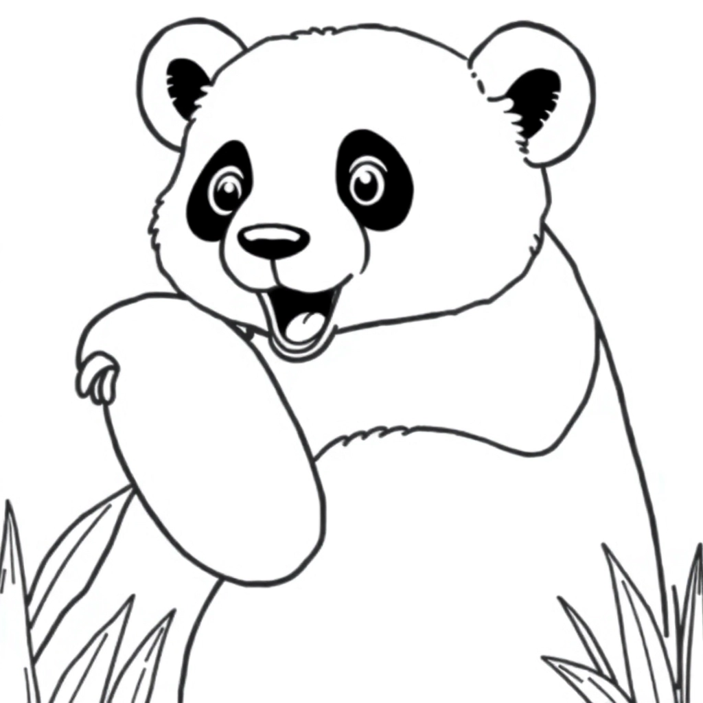 熊猫 Coloring Pages