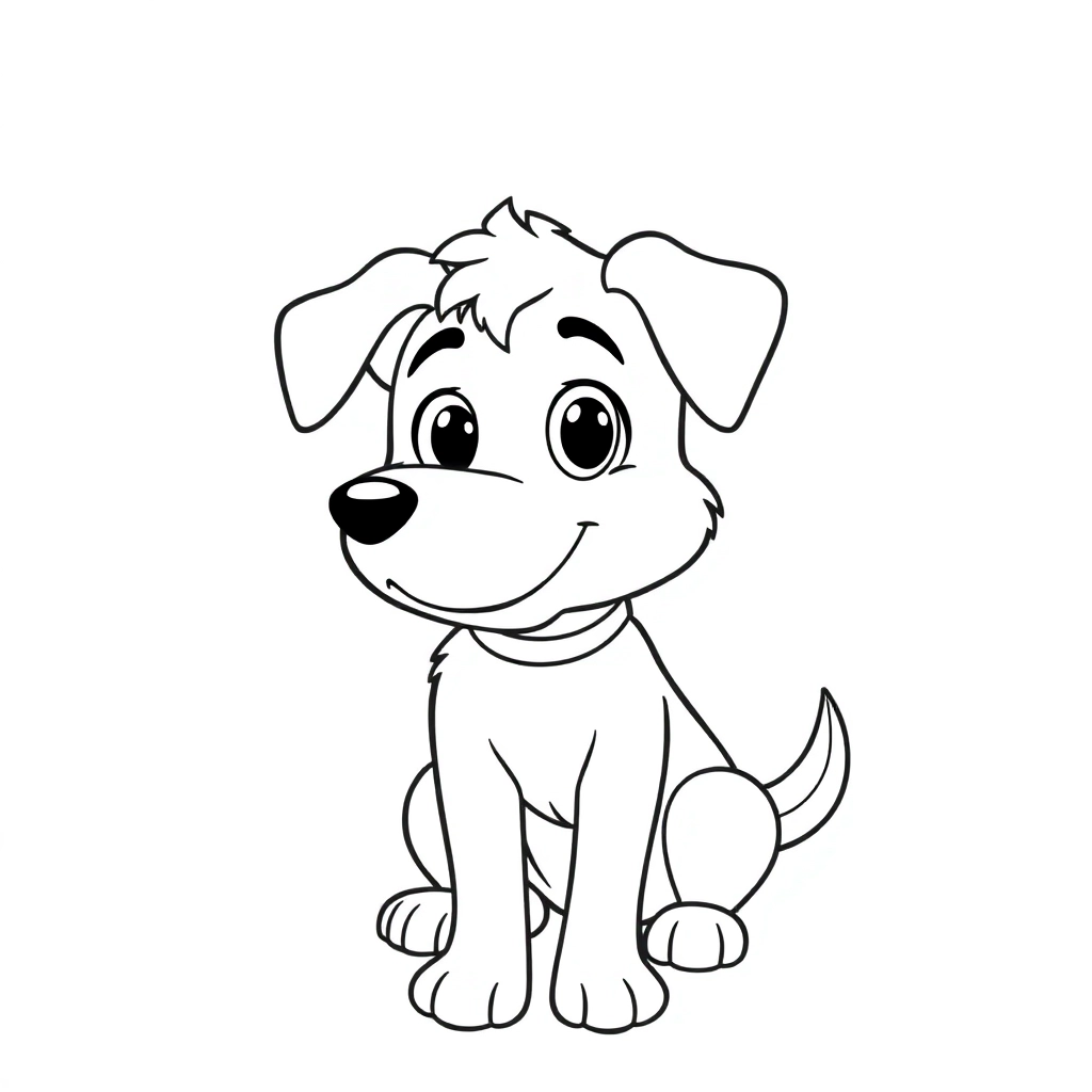 卡通狗 Coloring Pages