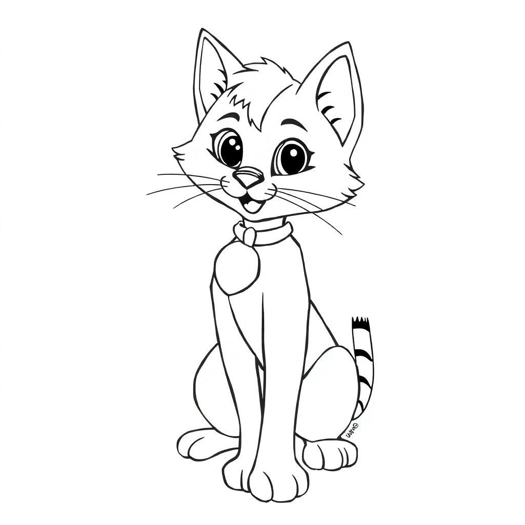 一只穿着靴子的狗 Coloring Pages
