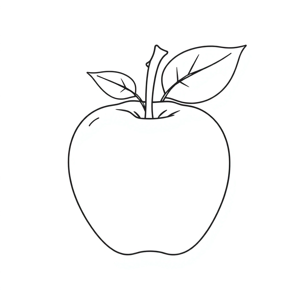 兩個蘋果 Coloring Pages