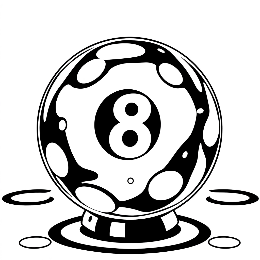 8BALL Coloring Pages