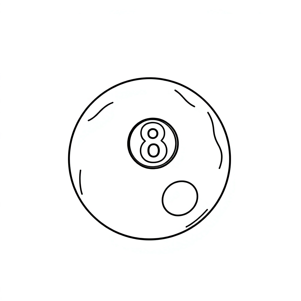 8BALL صفحات التلوين