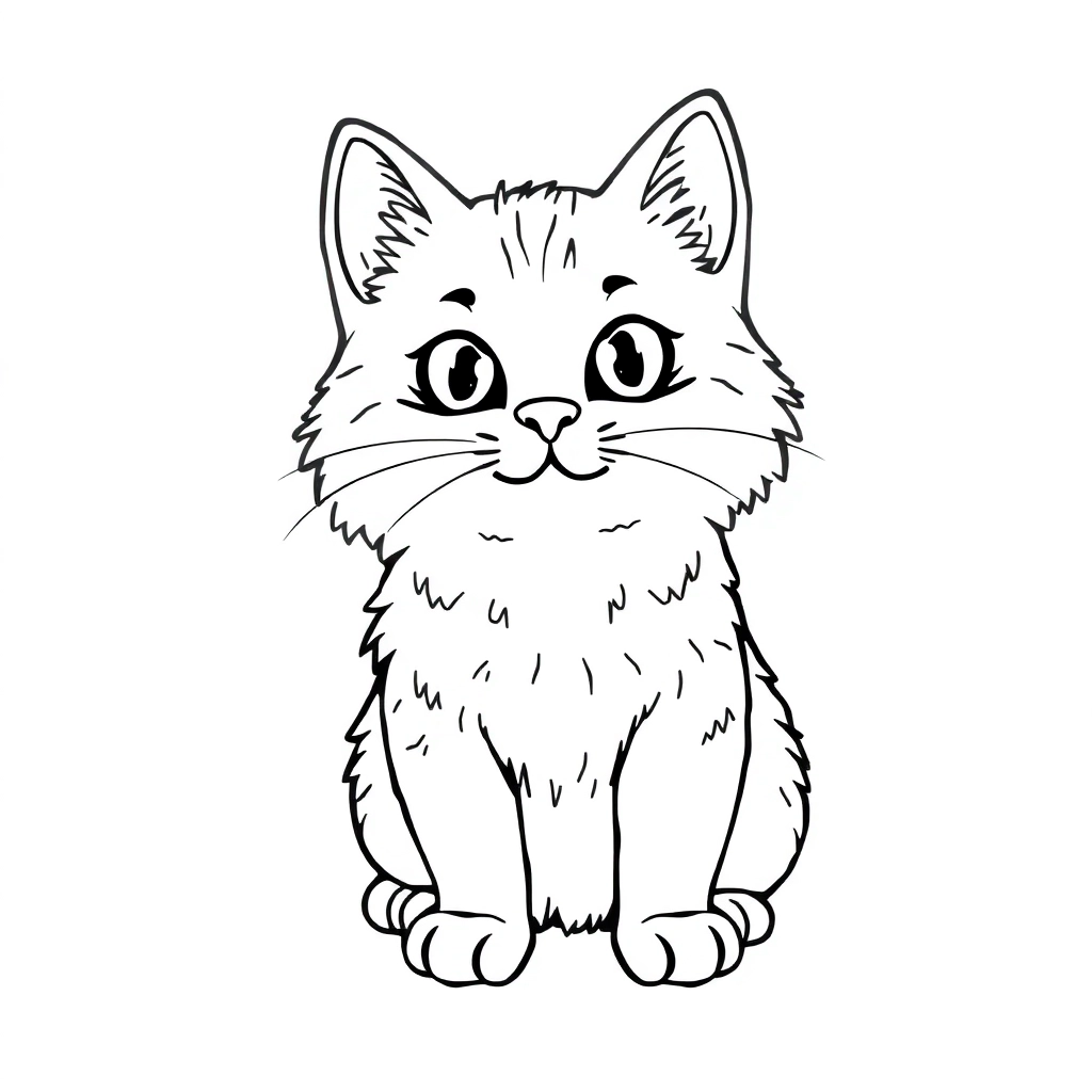 猫咪 Coloring Pages