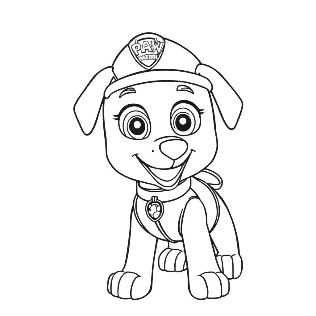 paw patrol صفحات التلوين