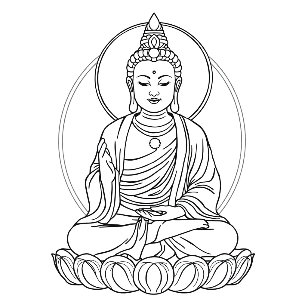 菩萨 صفحات التلوين