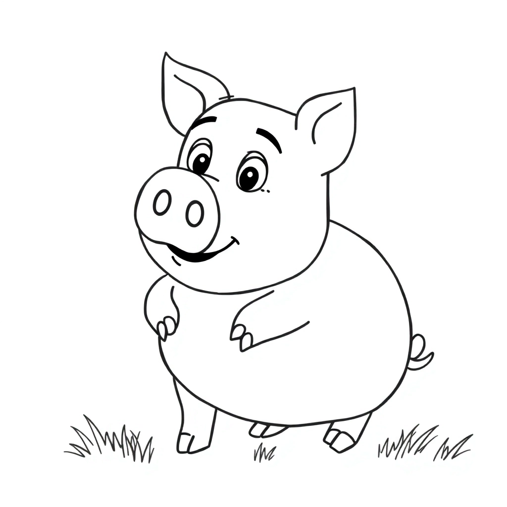 Peppa Pig中的George Pig Páginas para Colorear