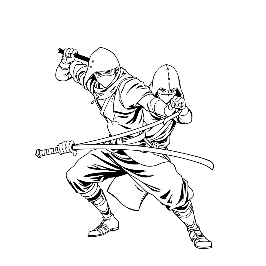 刃牙里的范马勇次郎vs忍者 Páginas para Colorear
