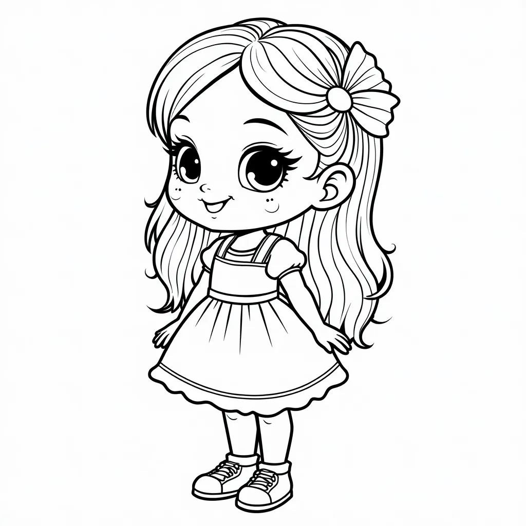 Girl coloring pages