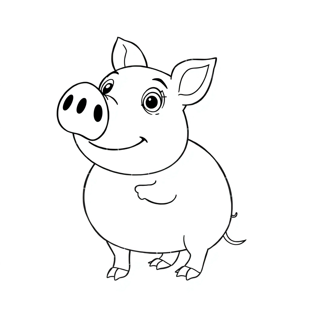 Peppa Pig中的George Pig Páginas para Colorear