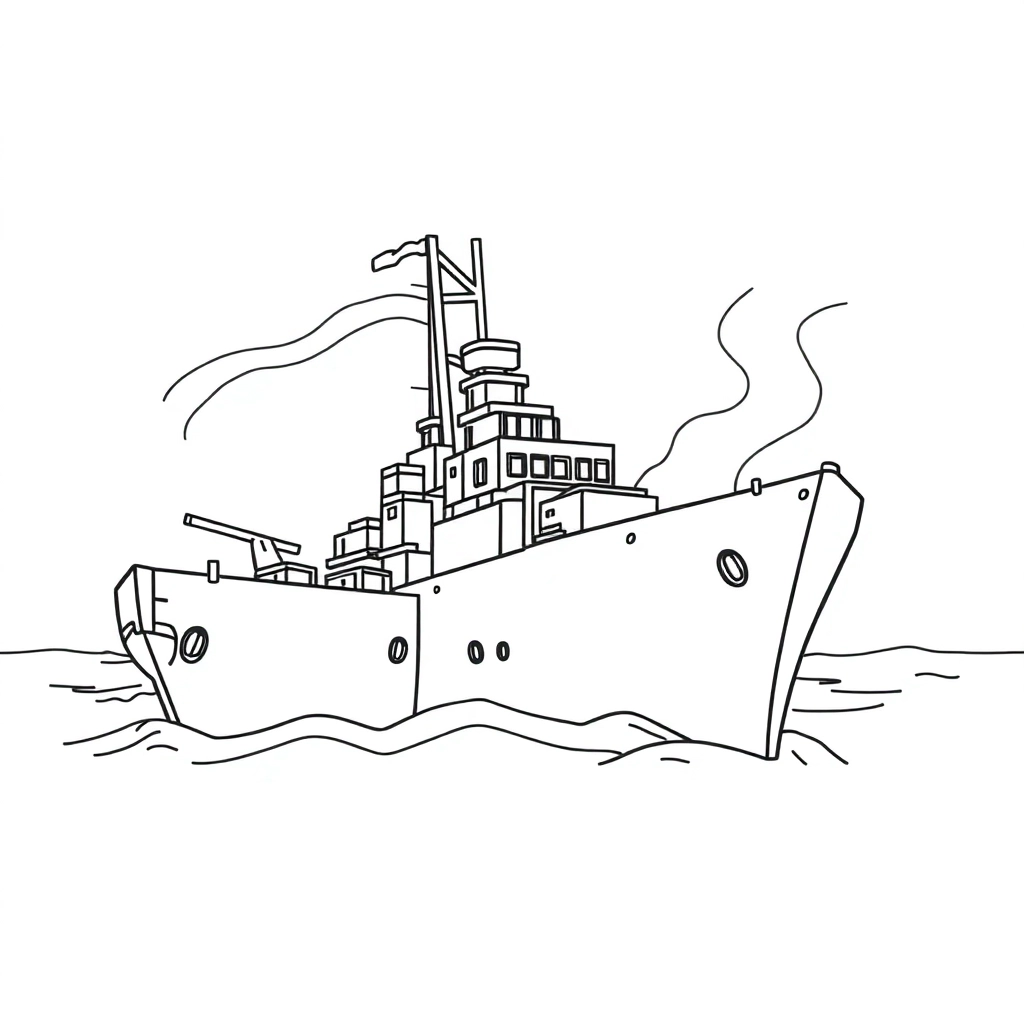 destroyer Páginas para Colorear
