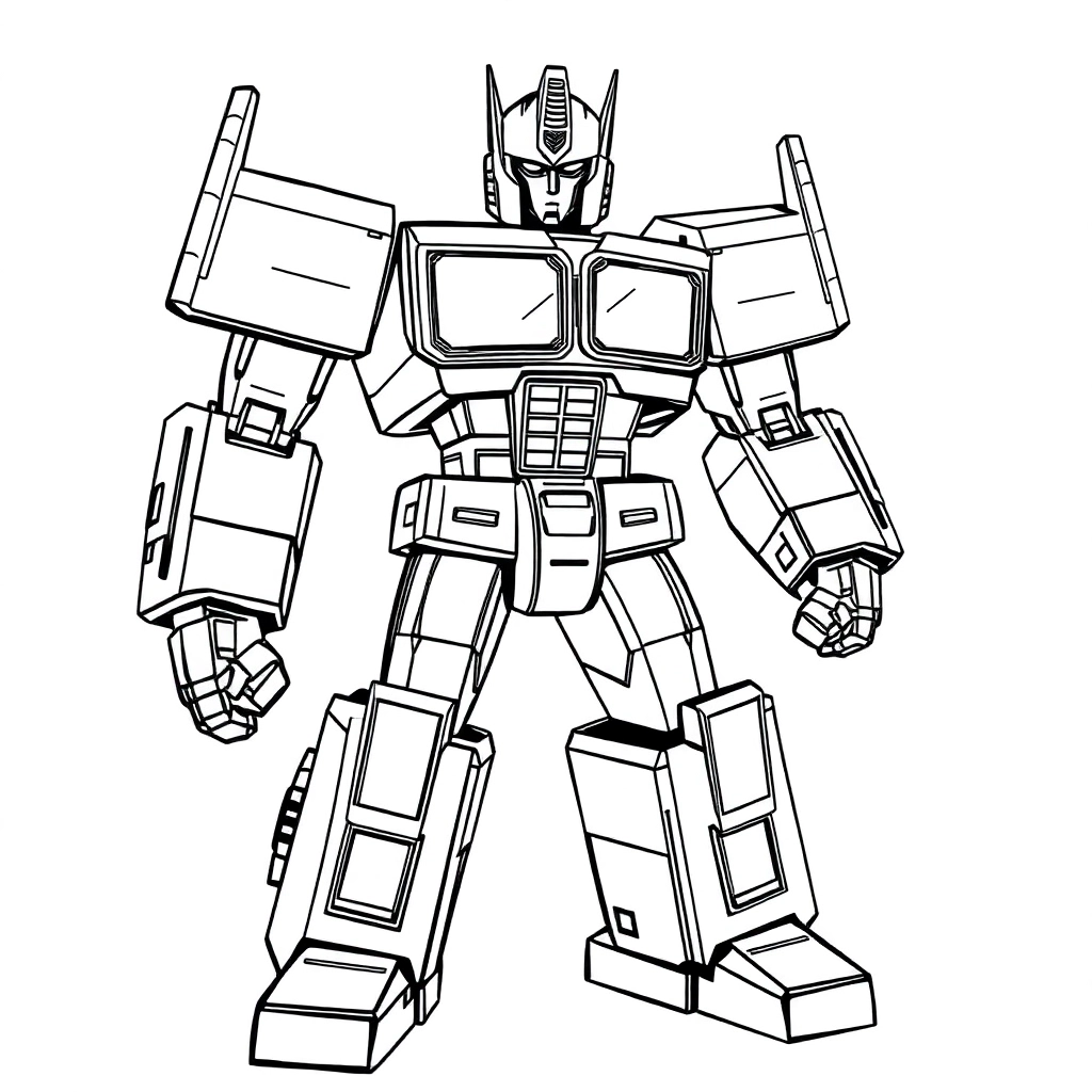optimus prime Coloring Pages