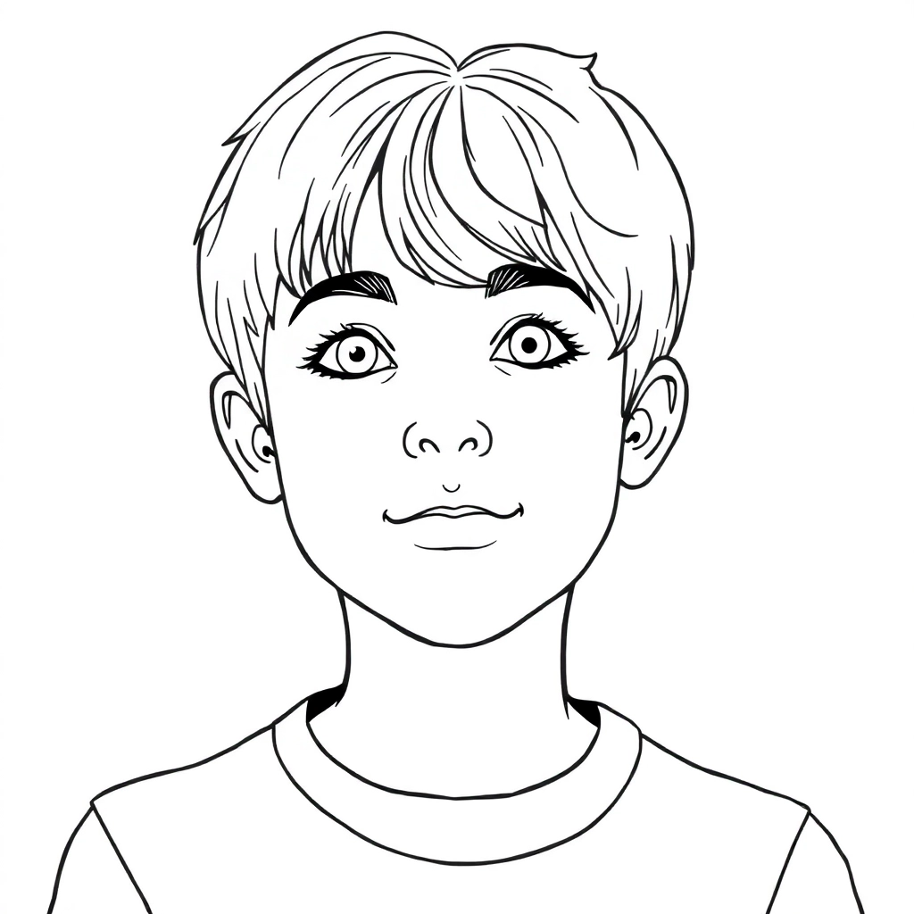 青年 Coloring Pages
