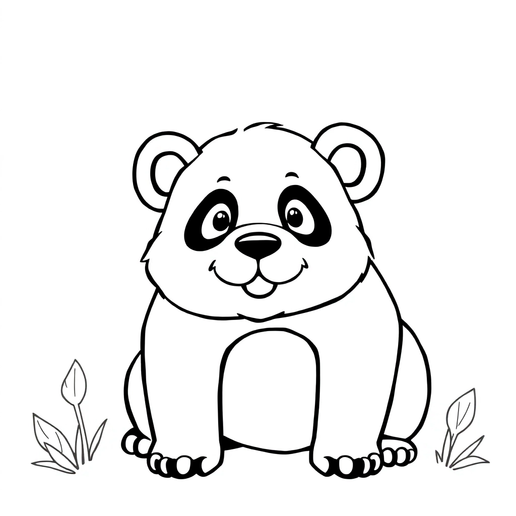 Panda  bravo  صفحات التلوين