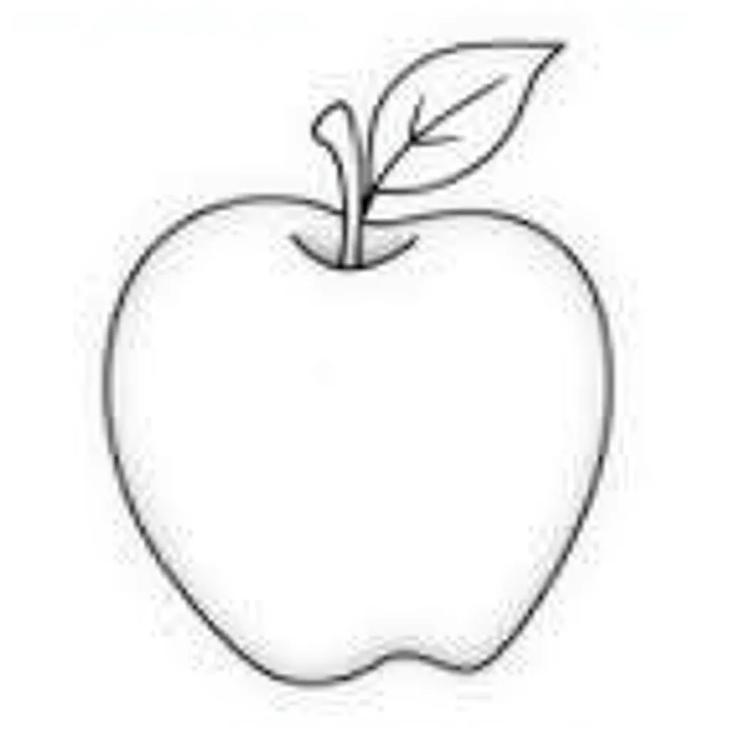 apple coloring pages