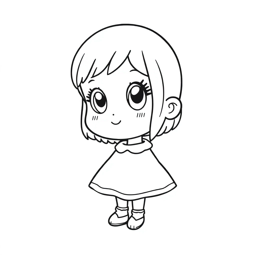 女孩 صفحات التلوين