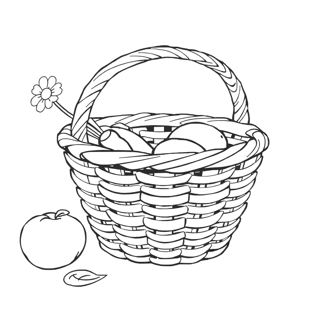 basket rubbish Páginas para Colorear