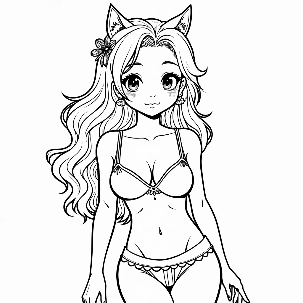 asia sexy girl coloring pages