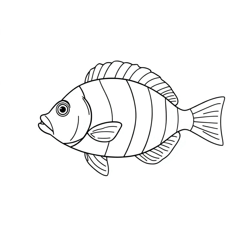 Tropical Fish صفحات التلوين