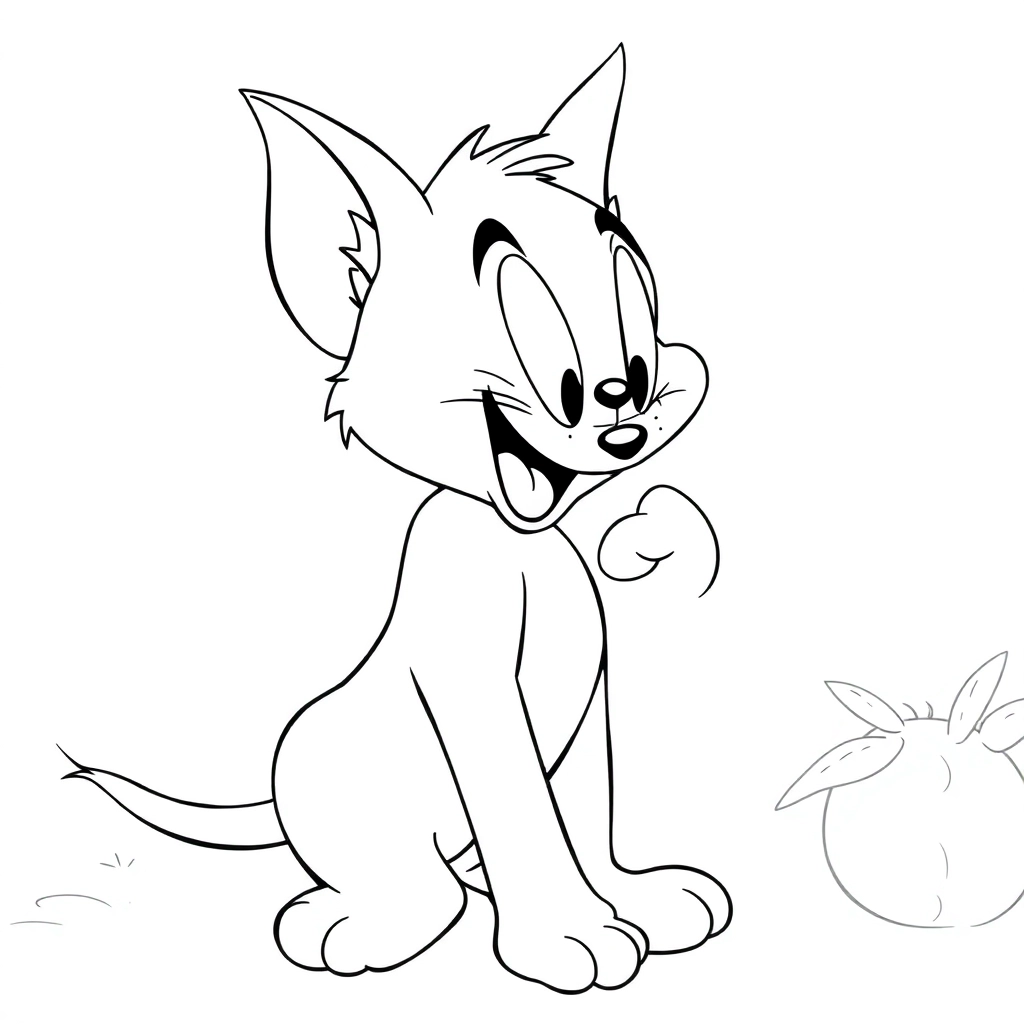 Tom and Jerry Páginas para Colorear