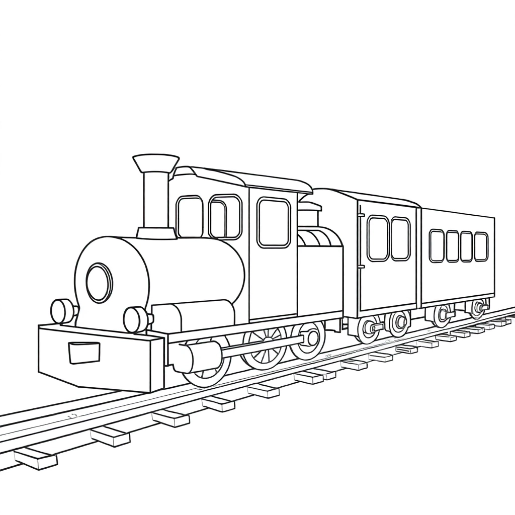 Train صفحات التلوين