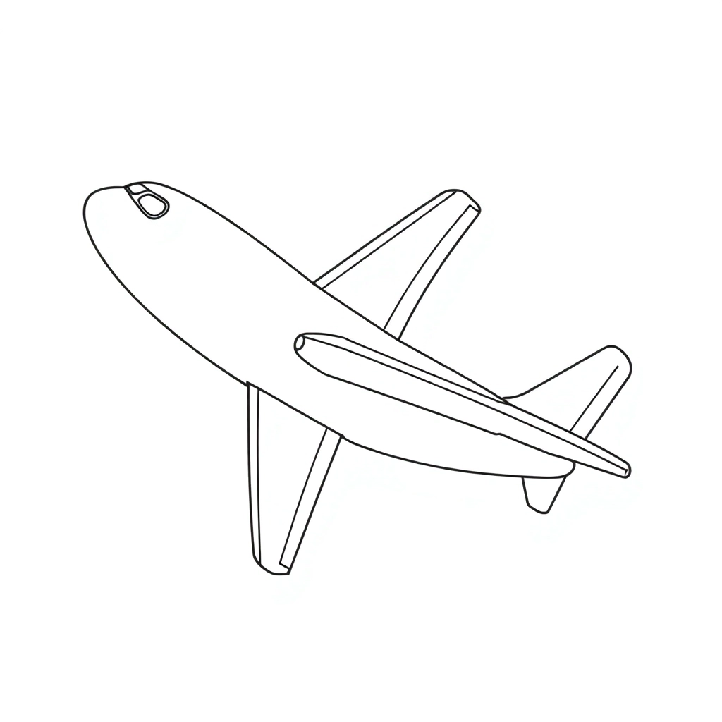 Airplane صفحات التلوين