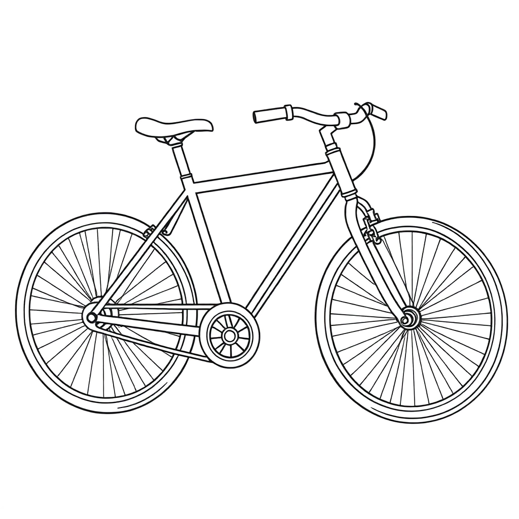 Bicycle صفحات التلوين