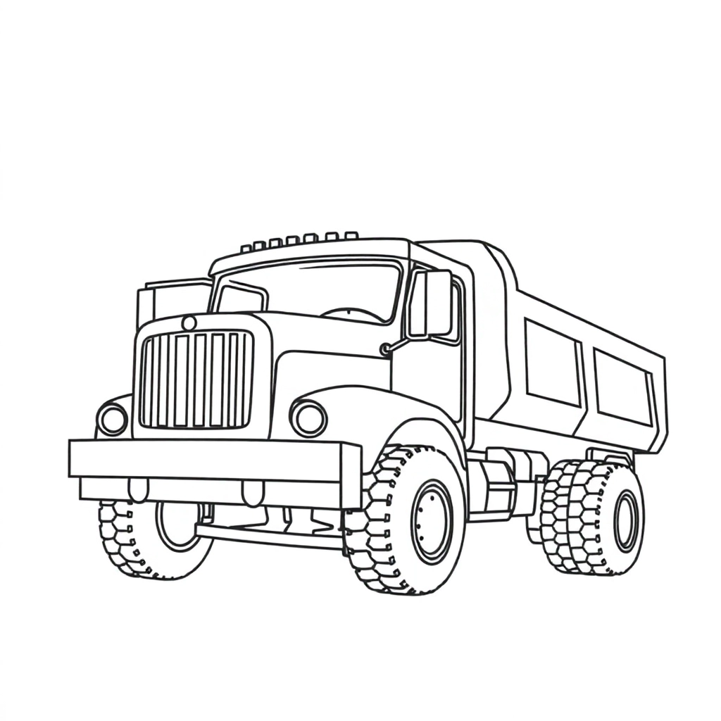 Truck صفحات التلوين