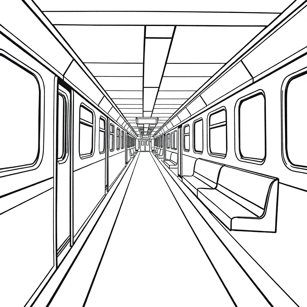 Subway صفحات التلوين