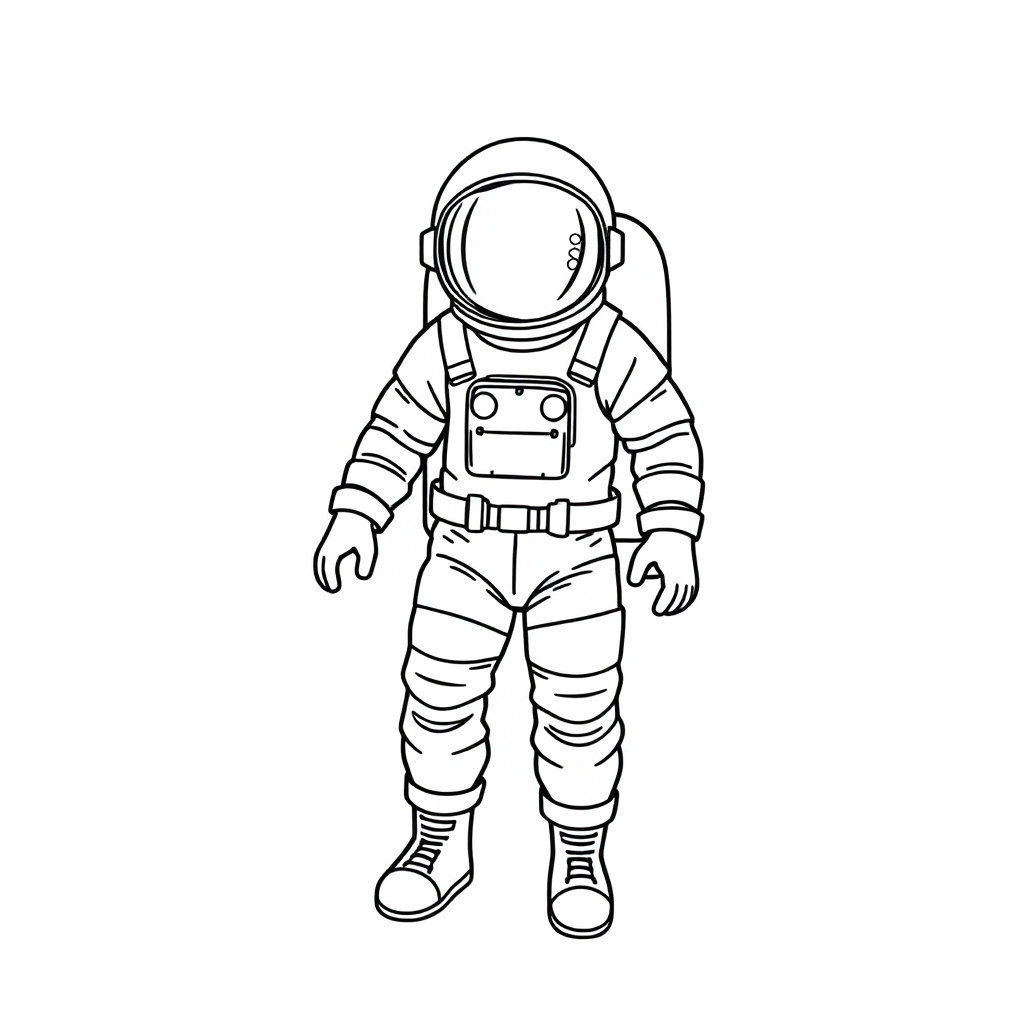 Astronaut صفحات التلوين