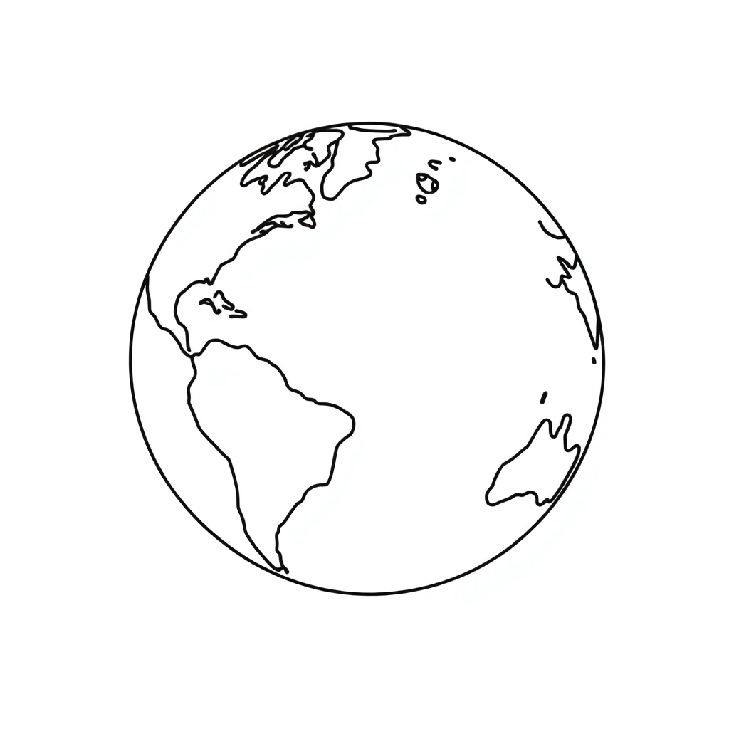 Planet Earth صفحات التلوين