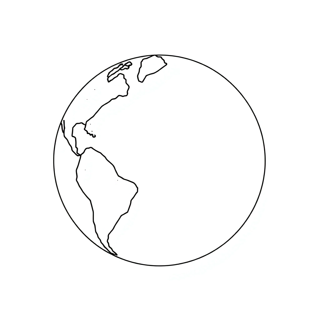 Planet Earth Coloring Pages