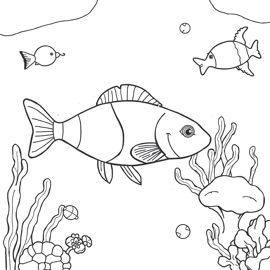 海底 Páginas para Colorear
