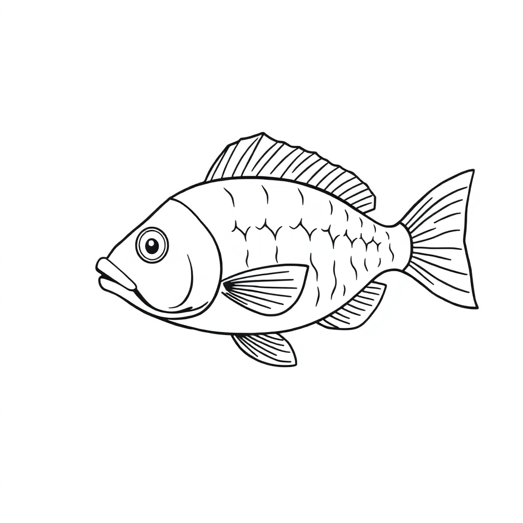fish صفحات التلوين