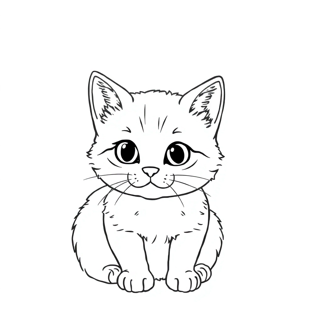 a cat Coloring Pages