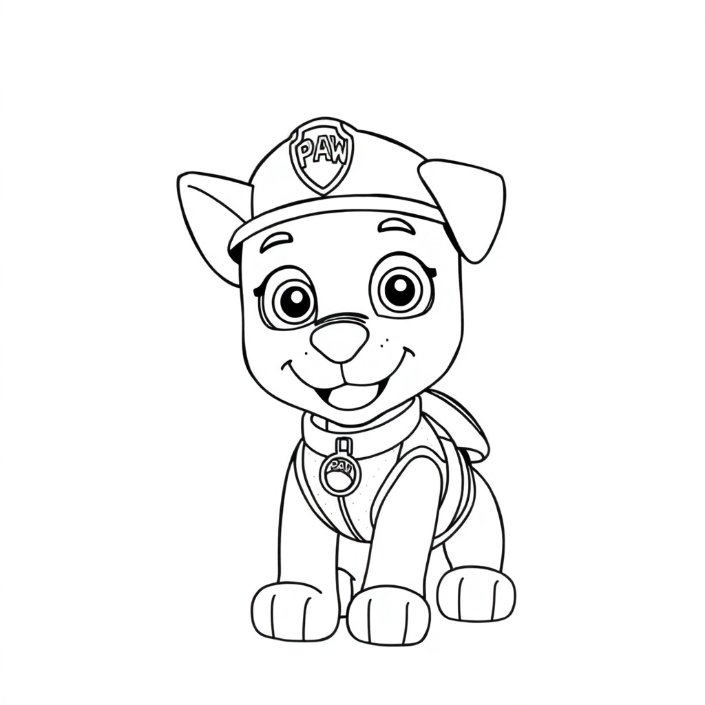 汪汪队主题 Coloring Pages