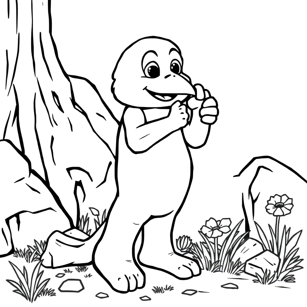 汪汪队成员 小砾 Coloring Pages