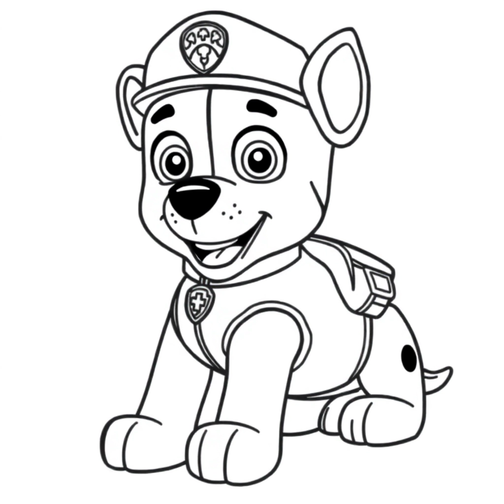 PAW PATRO Marshall Páginas para Colorear