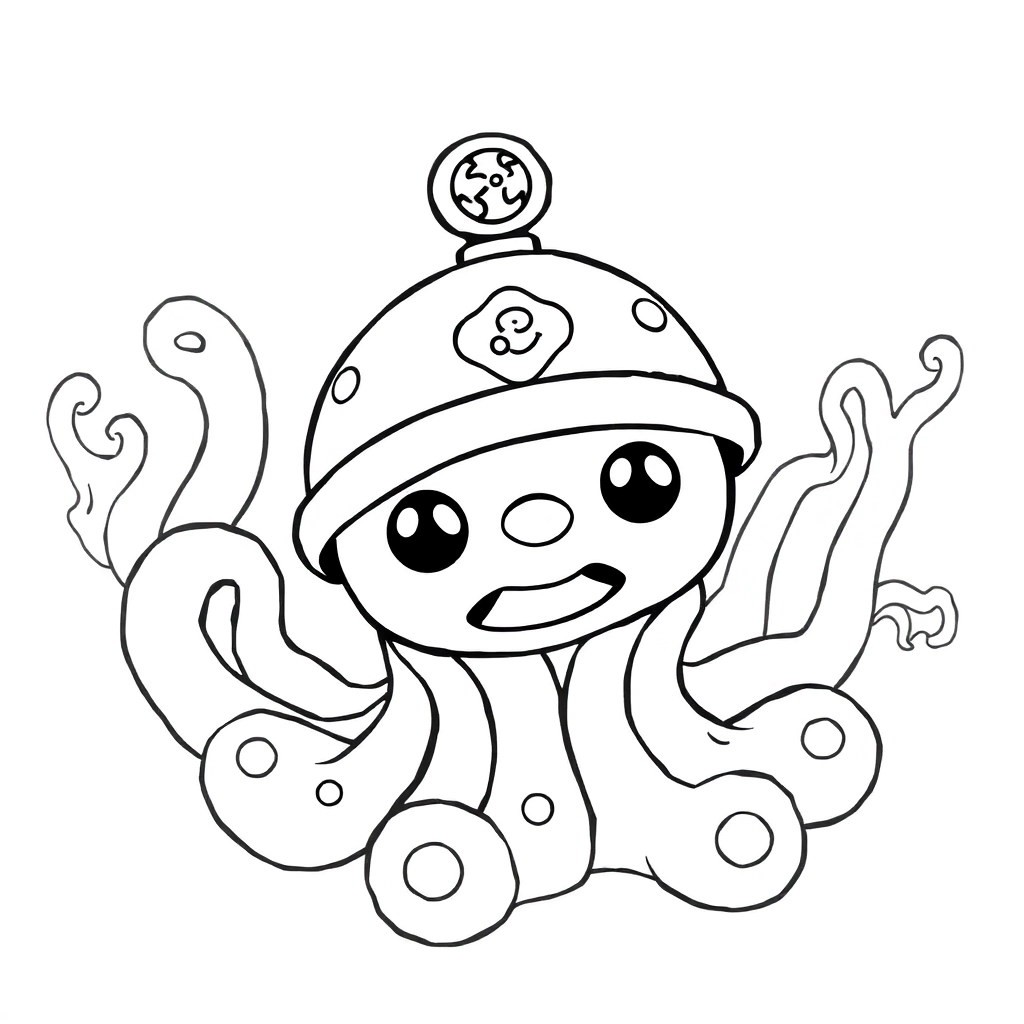 Octonauts Barnacles Coloring Pages