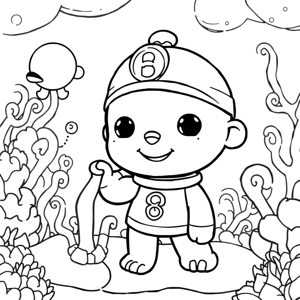 Octonauts Barnacles Coloring Pages