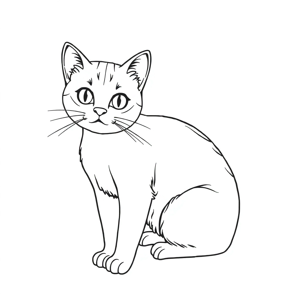 猫咪 Coloring Pages