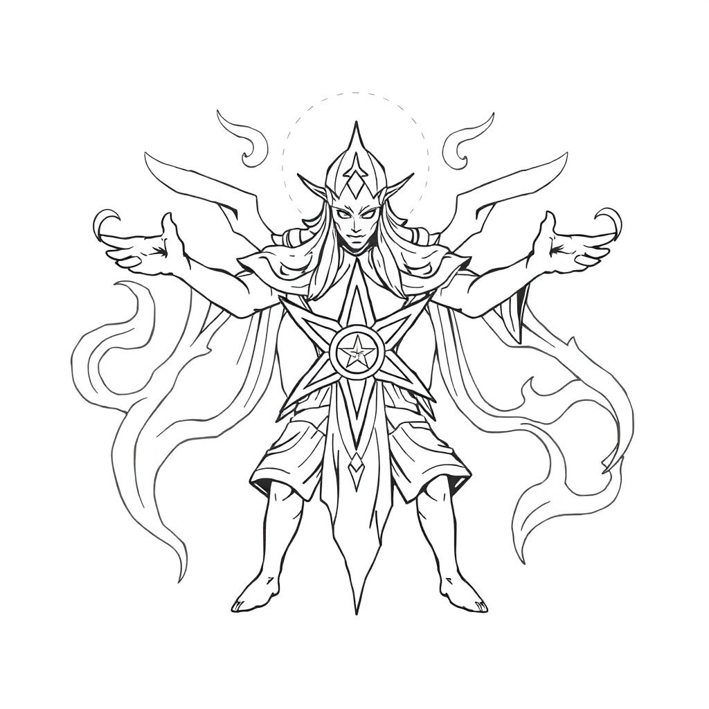 符箓 Coloring Pages