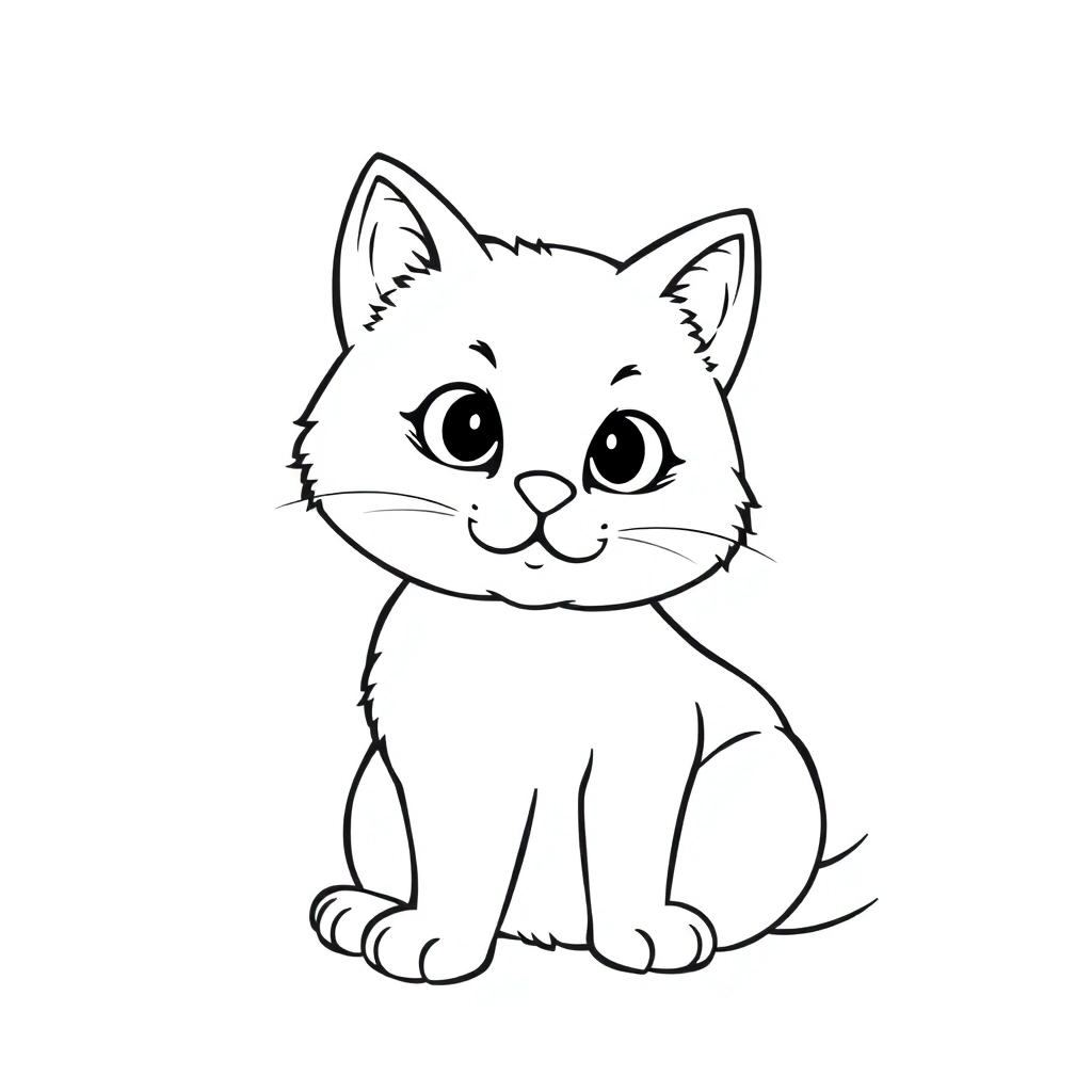 cat صفحات التلوين