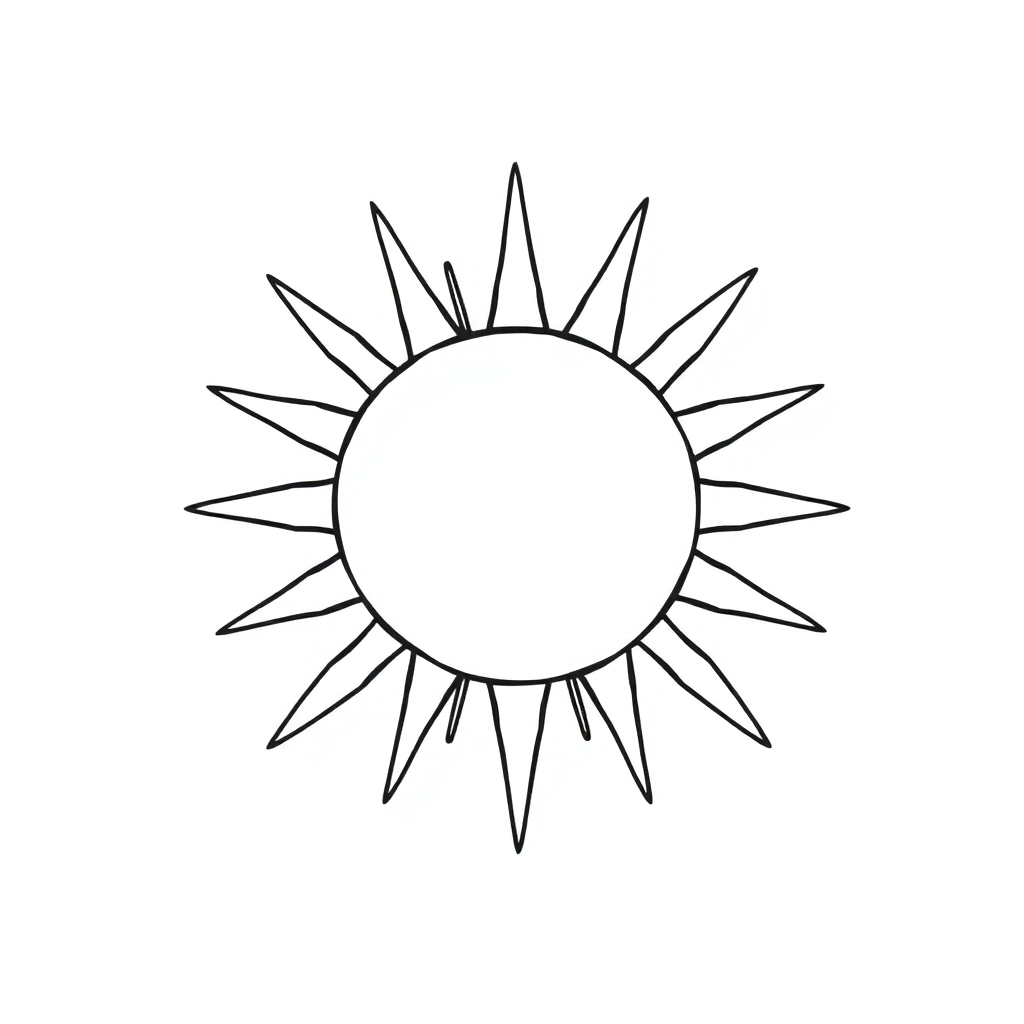 sun moon and stars tangle together Coloring Pages