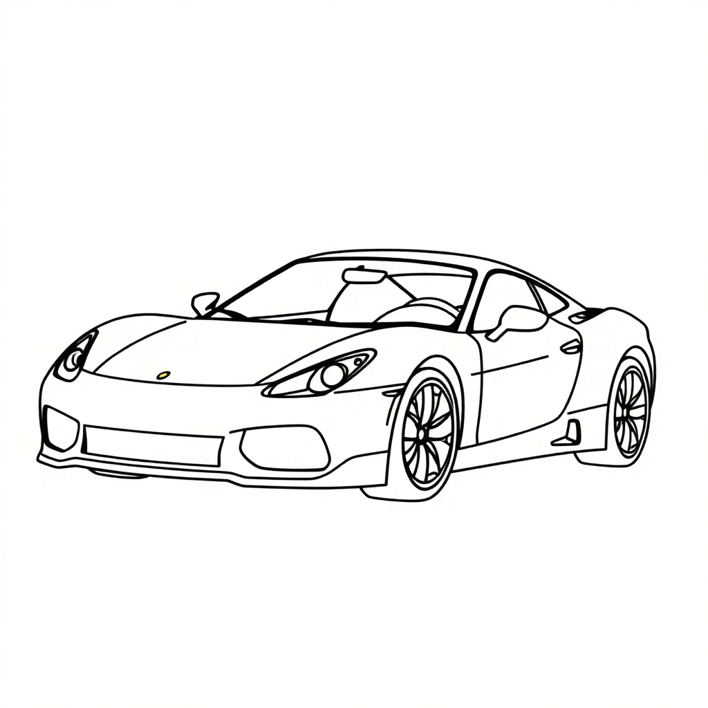 跑车 Coloring Pages
