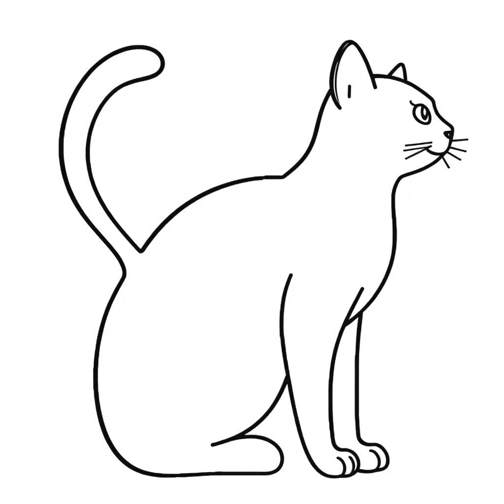 cat Páginas para Colorear